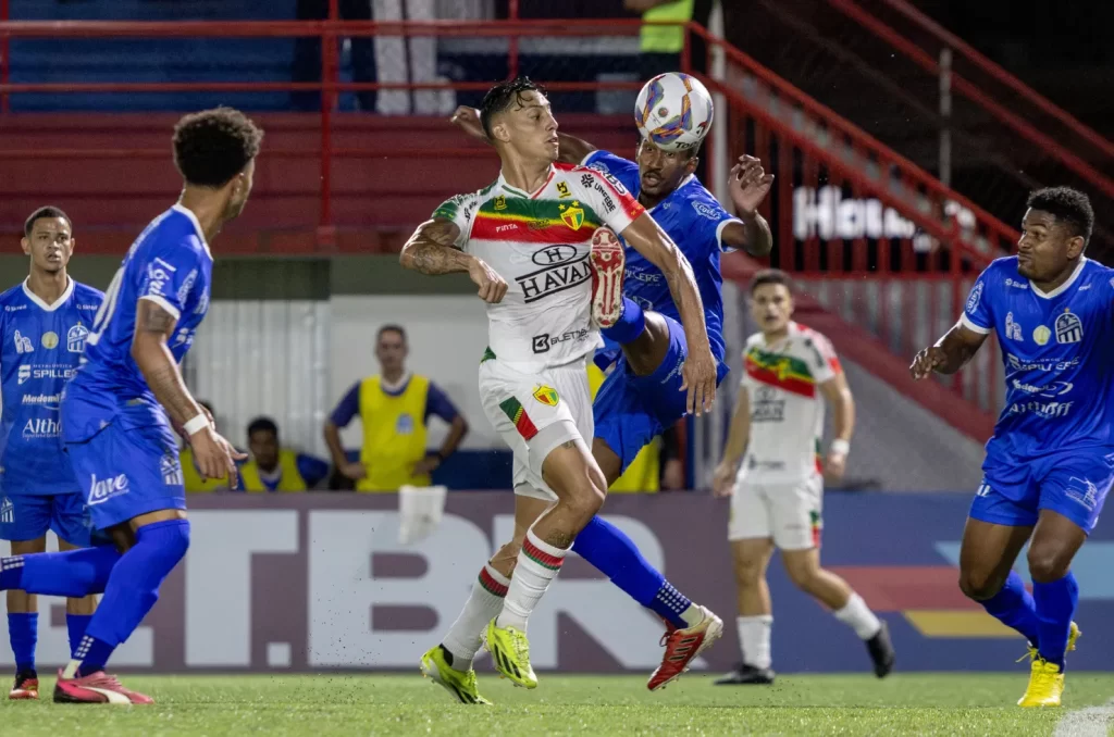 Partida entre Brusque e Caravaggio, no Augusto Bauer