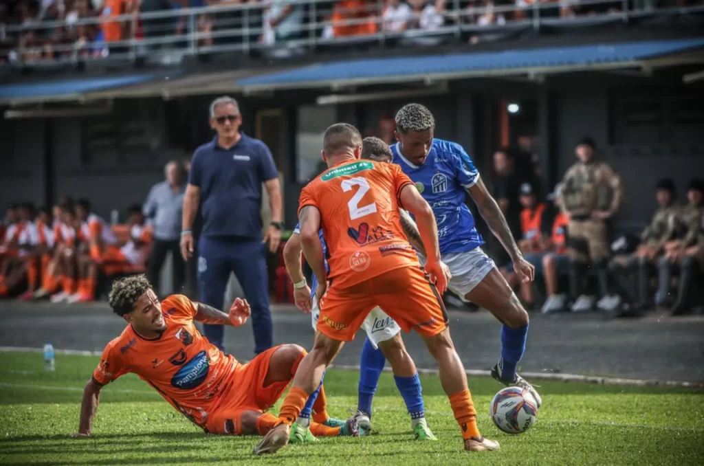 Partida entre Caravaggio e Santa Catarina pelo Campeonato Catarinense da Série A