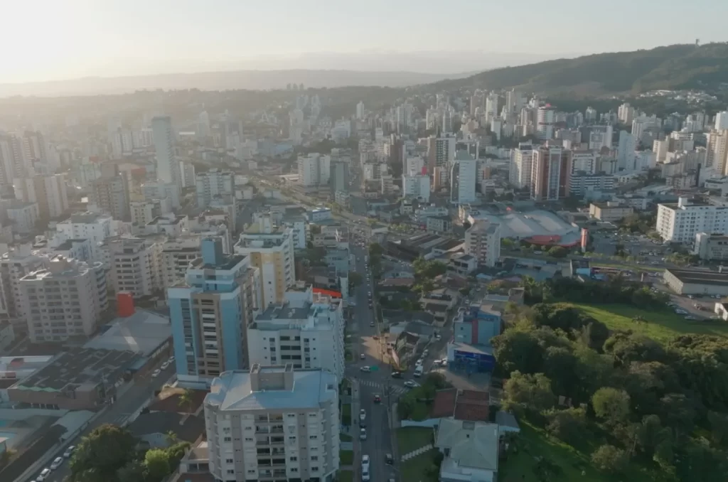 Vista aérea de Criciúma,