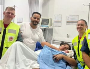 Criança nasce durante o banho da mãe, em Navegantes