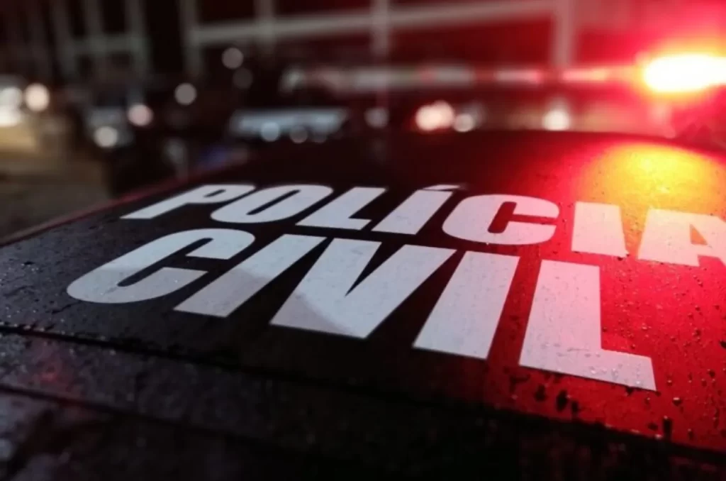 Ilustração de uma viatura da Polícia Civil de Criciúma