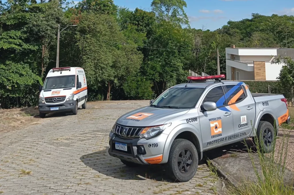 Captura de Javalis no bairro Pinheirinho, em Criciúma