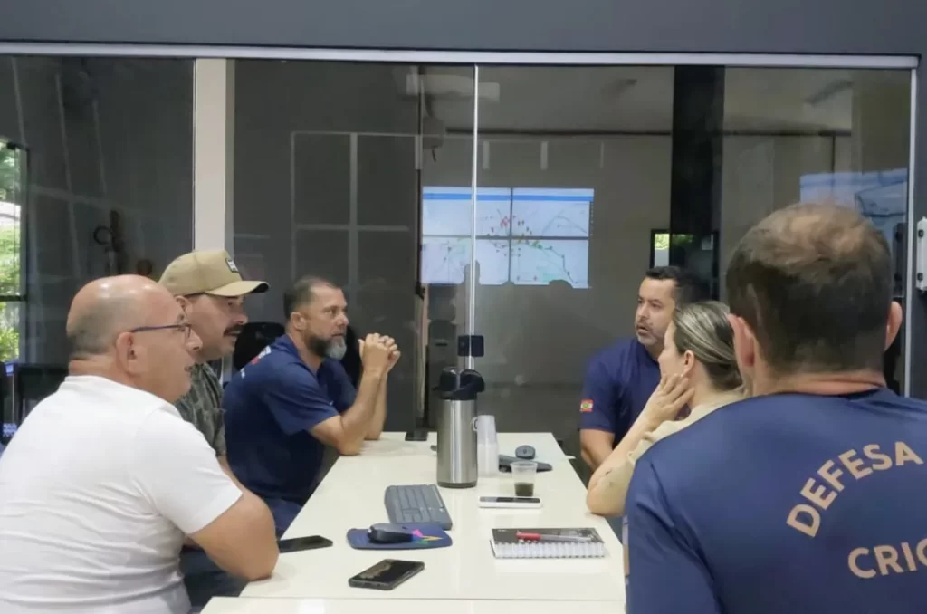 Reunião da Defesa Civil de Criciúma