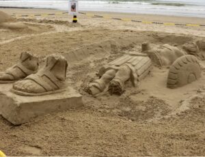 Festival de Esculturas de Areia movimenta Navegantes 