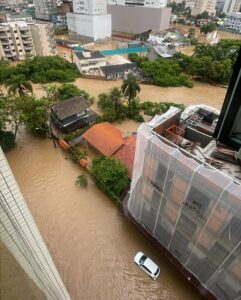 Itapema decreta estado de emergência em função das fortes chuvas