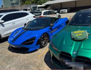 Influenciadora teve  R$ 8 milhões apreendidos em carros de luxo