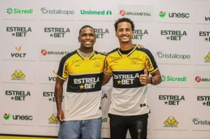 Morelli e Juninho são apresentados pelo Criciúma