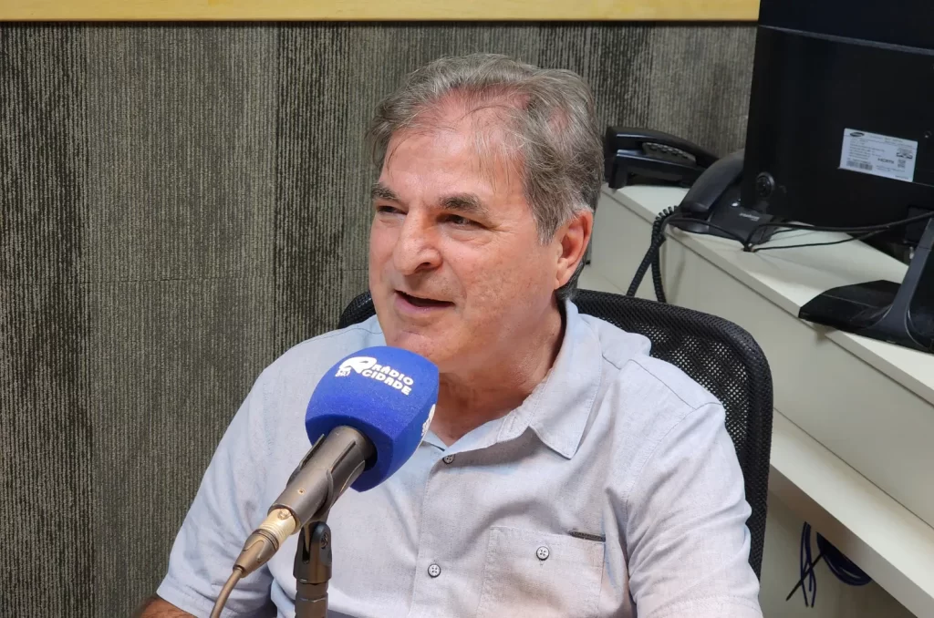 Gelson Dagostin, em entrevista à Rádio Cidade em Dia