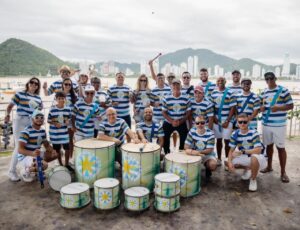 Oficina de percussão precede carnaval de Navegantes