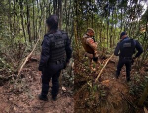 PM encontra corpo em trilha em Itajaí