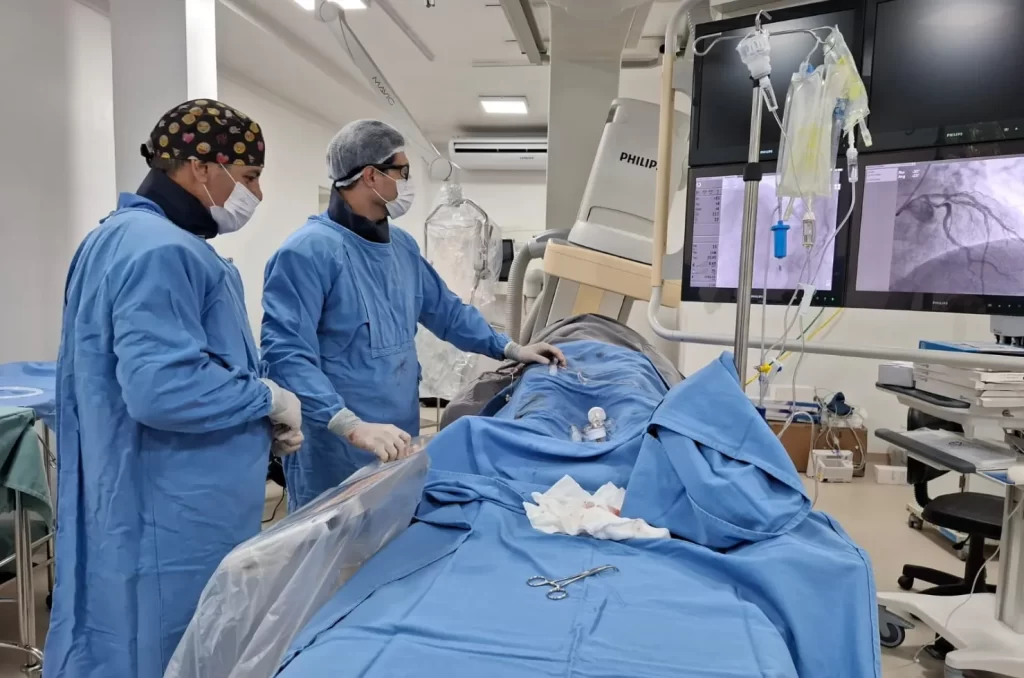 Primeira Angioplastia realizada no Hospital Dom Joaquim em Sombrio