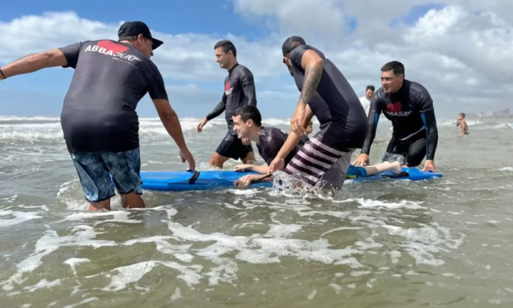 Projeto Abba Surf inicia temporada de inclusão no Rincão