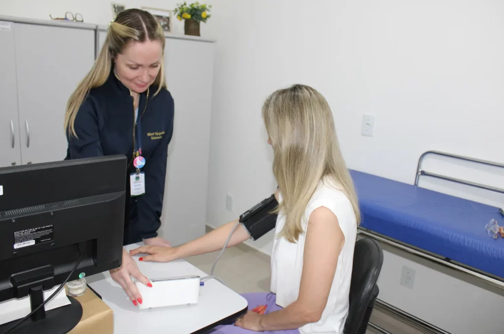 Projeto de Morro da Fumaça que monitora a saúde cardiovascular