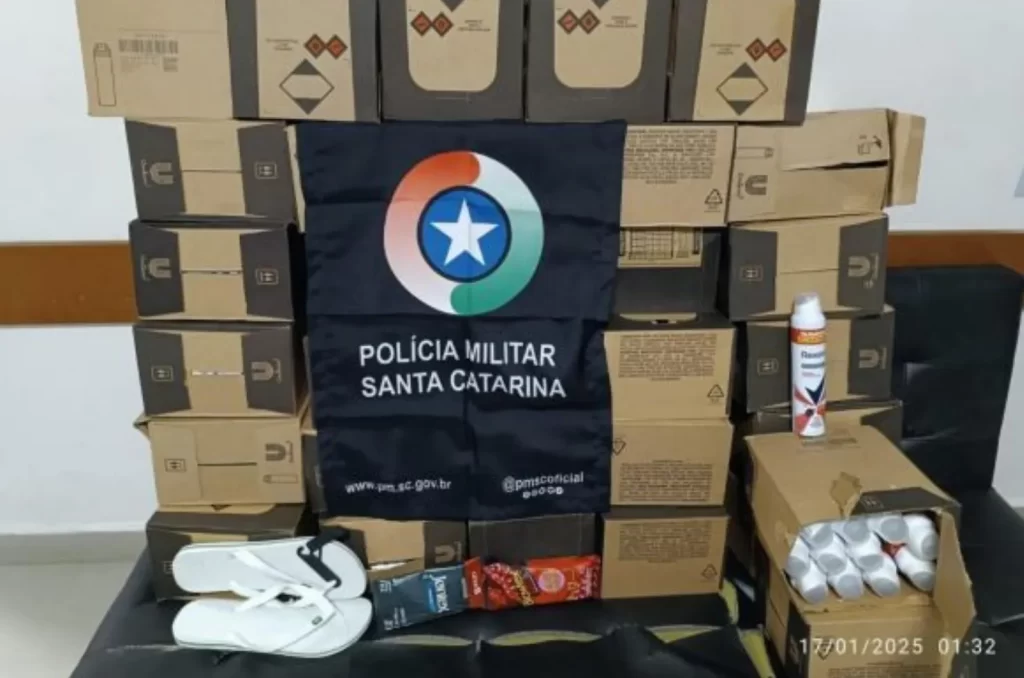 Suspeitos de cometer furtos em comércios de SC são presos em Sombrio