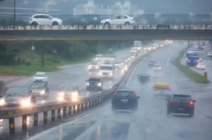 Temporais causam alagamentos e deslizamentos em SC