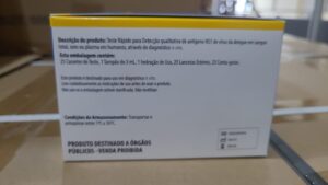 Começa distribuição de testes rápidos de dengue