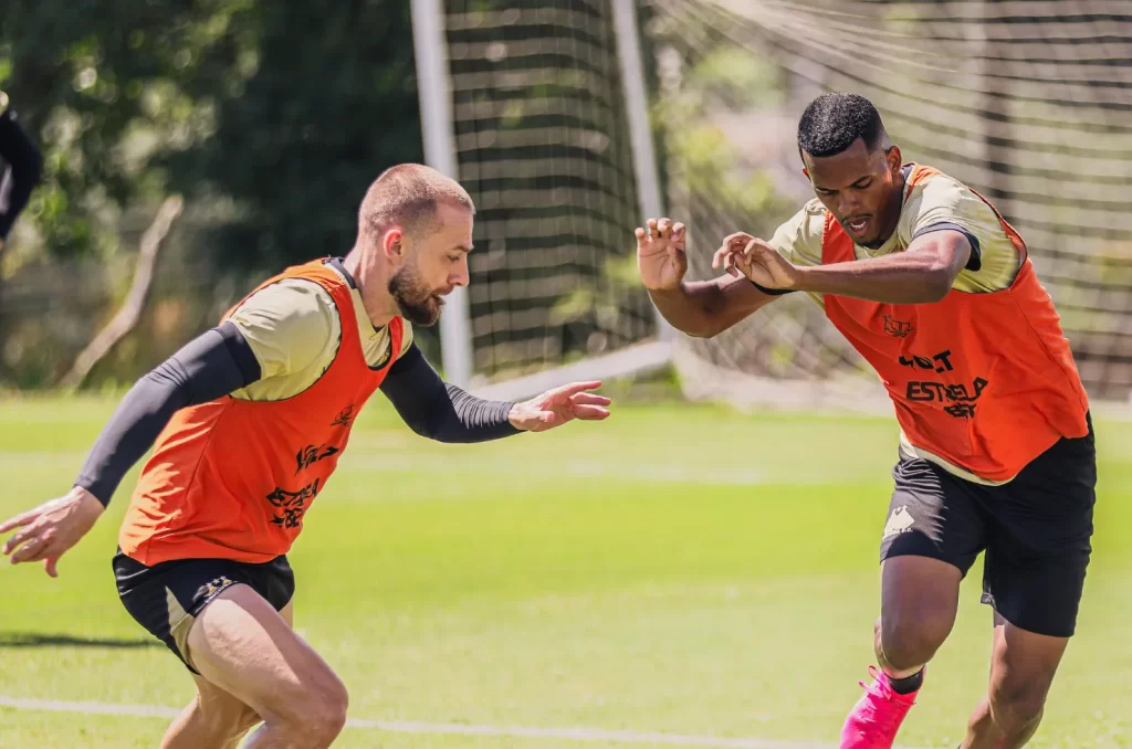 Treino do Criciúma em preparação para o Catarinense