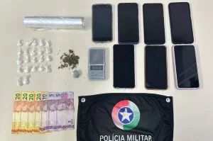 Trio é preso suspeito de tráfico em Criciúma