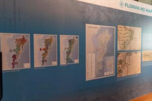 Exposição no museu de Florianópolis retrata a história da Ilha da Magia através de mapas