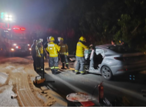 Acidente na BR-282 deixa motorista preso às ferragens