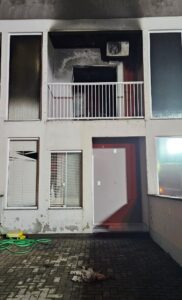 Morador de Orleans é hospitalizado após tentar controlar incêndio em residência