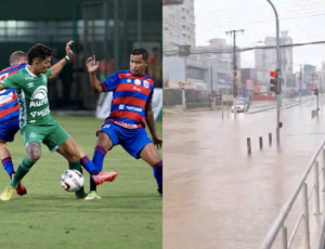 Chapecoense x Marcílio Dias é adiado em virtude das chuvas na Grande Florianópolis