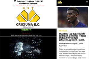 De novo? Veja quantas vezes o Criciúma teve seu site hackeado