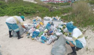 Praias de Florianópolis tem aumento de 1.233% de lixo recolhido