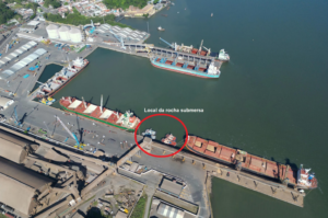 Porto de SC terá derrocagem de pedra submersa
