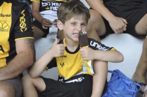 Criciúma x Concórdia: confira as imagens da torcida do Tigre