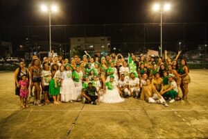 Escola de samba se prepara para o desfile 2025