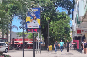 Centro de Criciúma registra 40ºC nesta quinta-feira