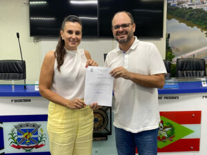 Vereadora assume a Procuradoria da Mulher de Tubarão