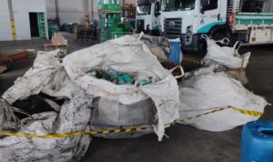 Casan recebe material apreendido em operação policial
