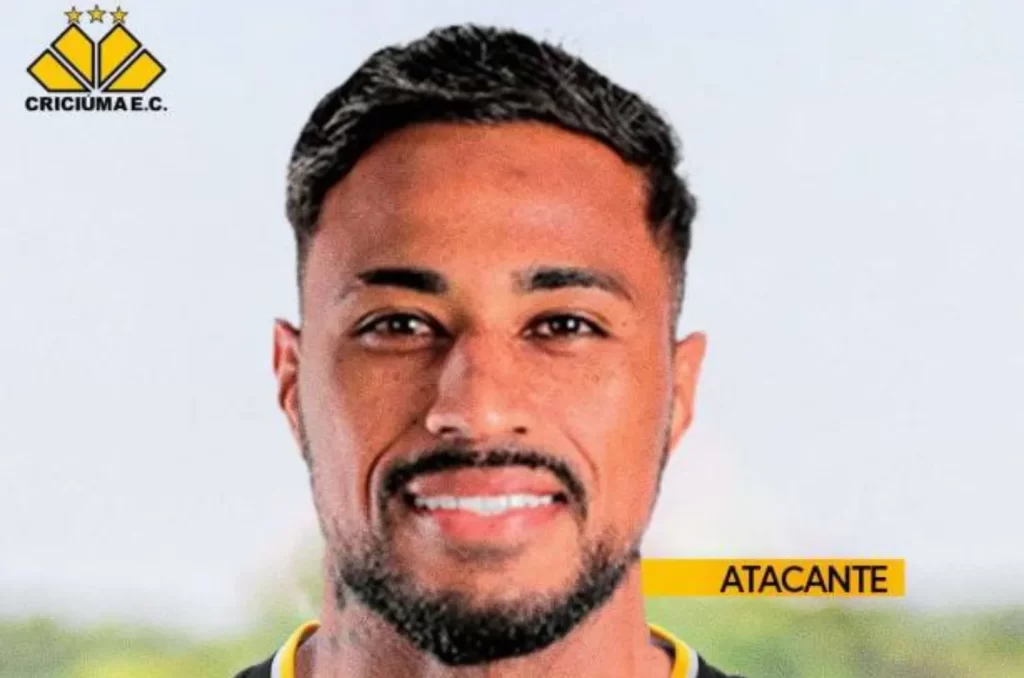 Novo atacante do Criciúma, Diego Gonçalves