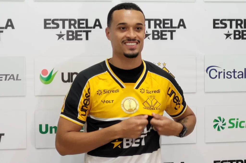 Apresentação do lateral-direito do Criciúma, Luiz Henrique
