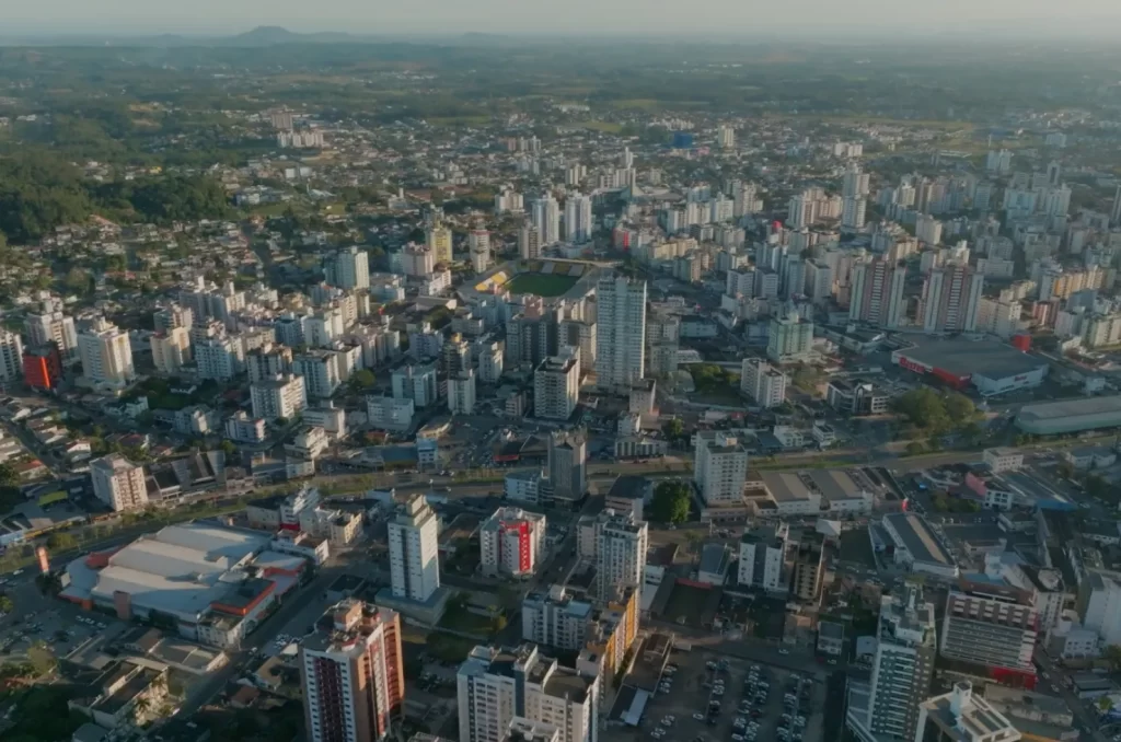 Vista aérea de Criciúma