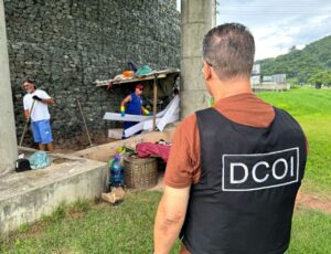 DCOI desmonta ocupação irregular em BC
