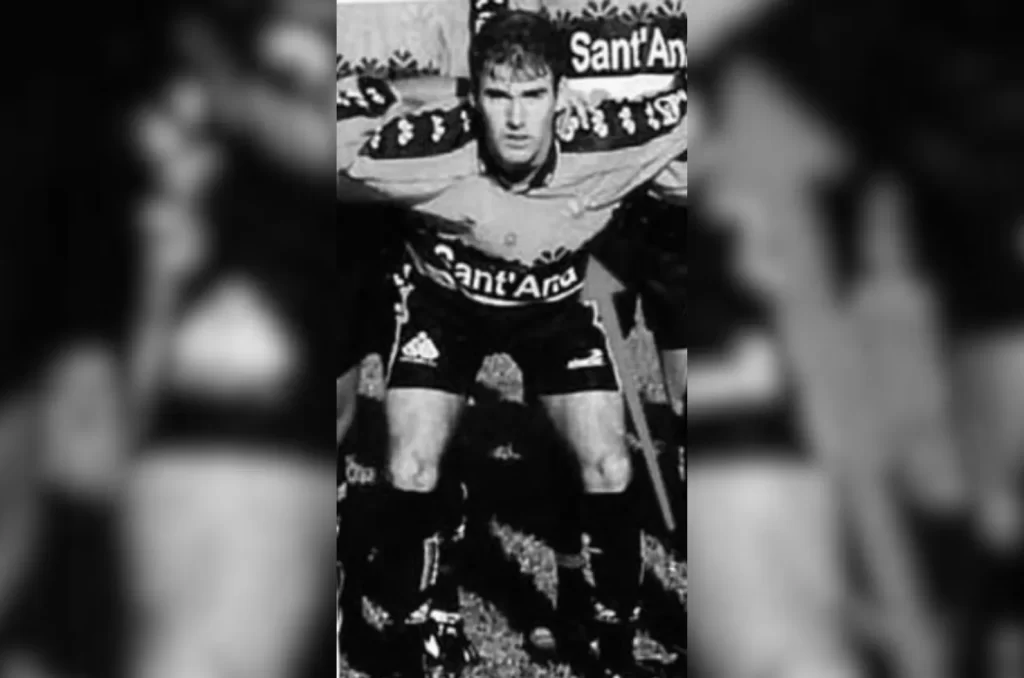 Foto de Wilian dos Passos Antônio, ex-jogador do Criciúma, que faleceu aos 46 anos após luta contra o câncer