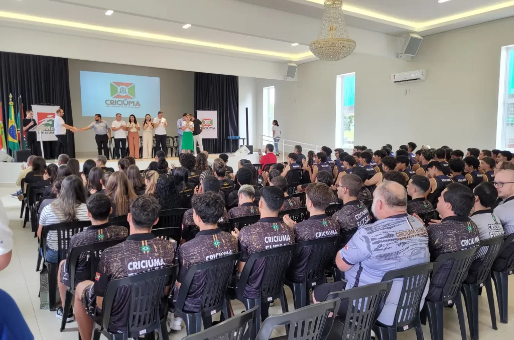Apresentação de atletas da FME Criciúma em 2025