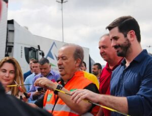 Governador inaugura alças da BR SC-486 em Itajaí