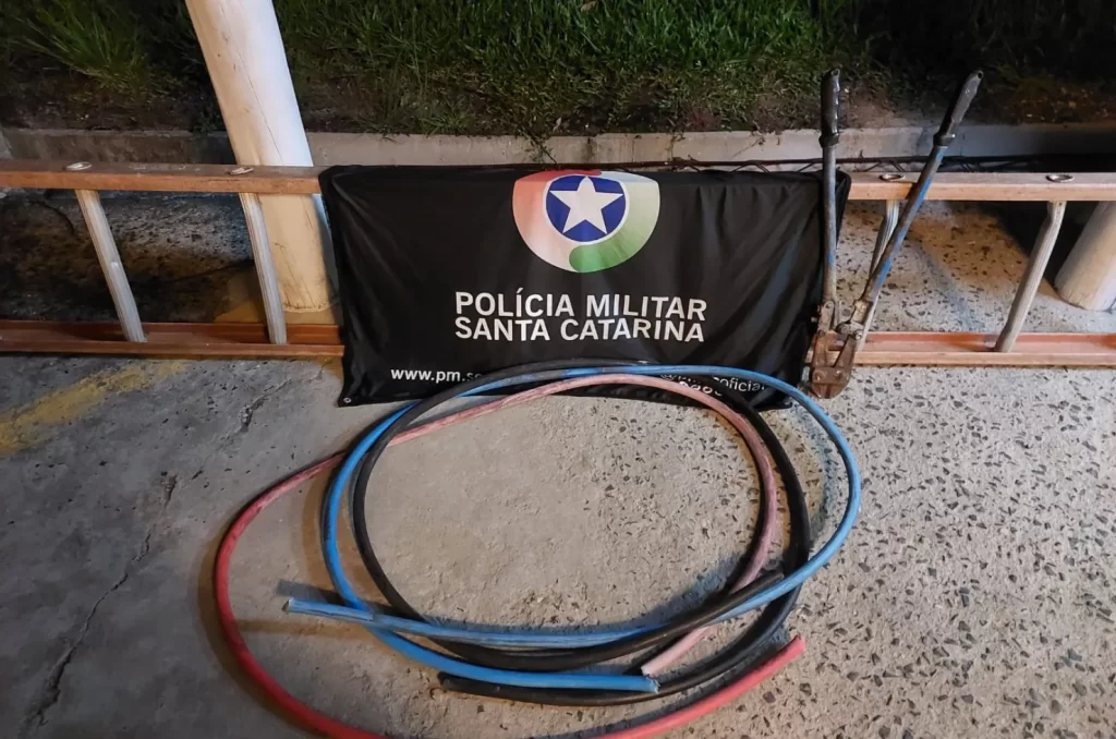 Fios furtados em Criciúma