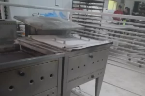 Fritadeira pega fogo em padaria de Criciúma