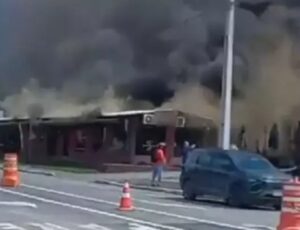 Incêndio mobiliza bombeiros em Jaraguá do Sul