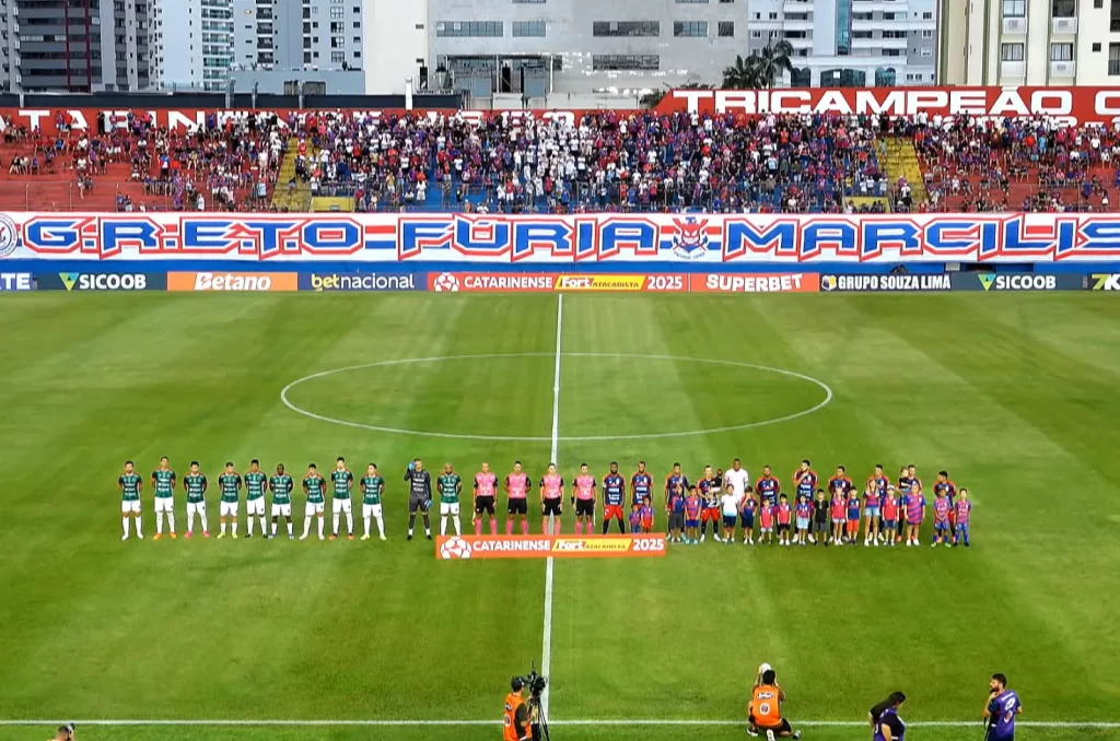 Partida entre Marcílio DIas e Concórdia, em Itajaí