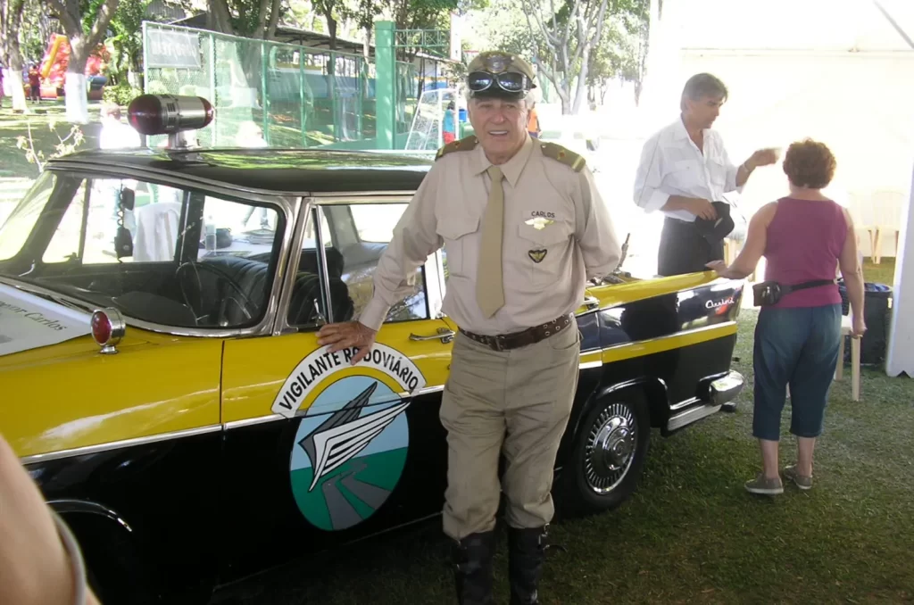 Carlos Miranda, o Vigilante Rodoviário, que faleceu aos 91 anos