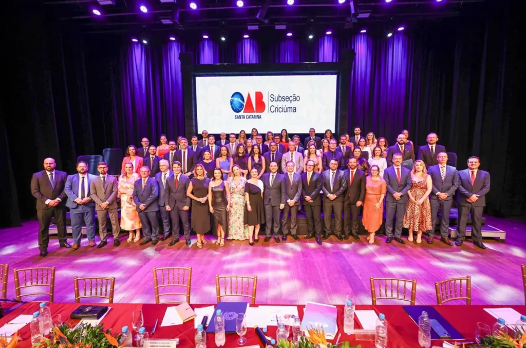 Posse da nova diretoria da OAB Criciúma