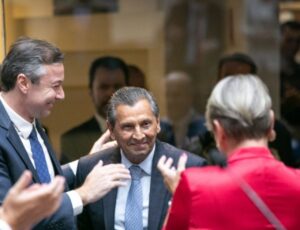 Prefeito Luiz Mendes, acompanhou a eleição na Alesc