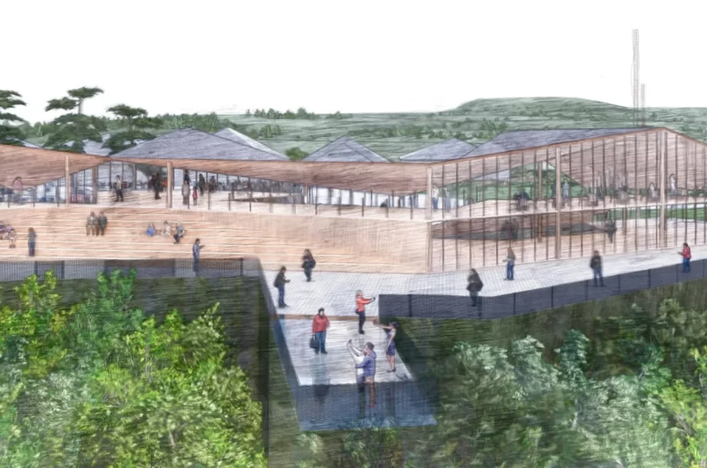 Imagem do projeto do mirante da Serra do Rio do Rastro
