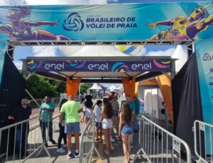 Sucesso de público no Brasileiro de Vôlei de Praia